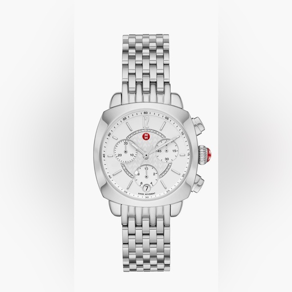 Michele Ascalon Diamond Bracelet Watch, 34mm x 41mm - 0.05 ctw - Picture 1 of 7